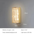 Modern gold textured resin wall lamp living room light