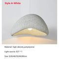 Modern speckled gray and yellow pendant light dining room led restaurant