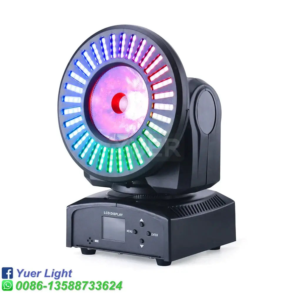 Black rgbw beam moving head spotlight stage light for living room