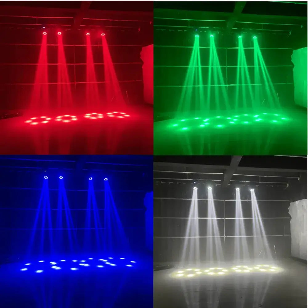Black six bees eyes led rgbw stage lighting for dj clubs