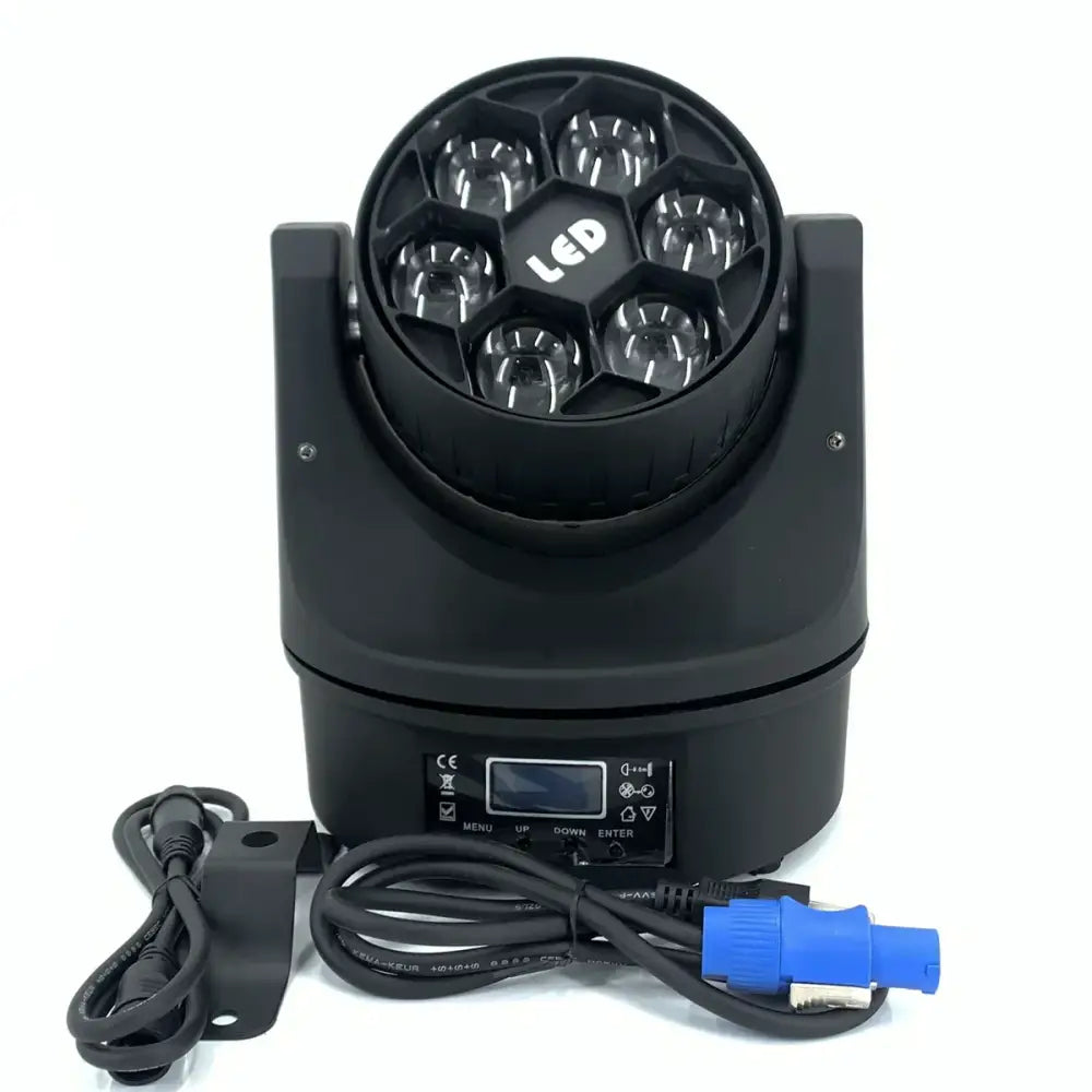 Black six bees eyes led rgbw stage lighting for dj clubs