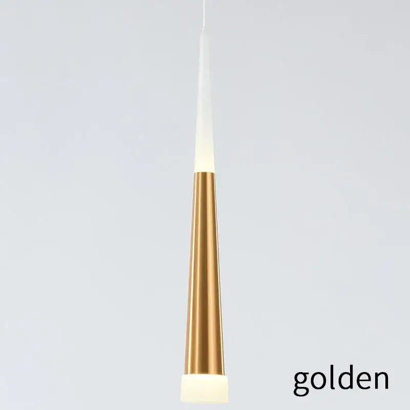 Modern gold led ring chandelier staircase cascading kitchen light