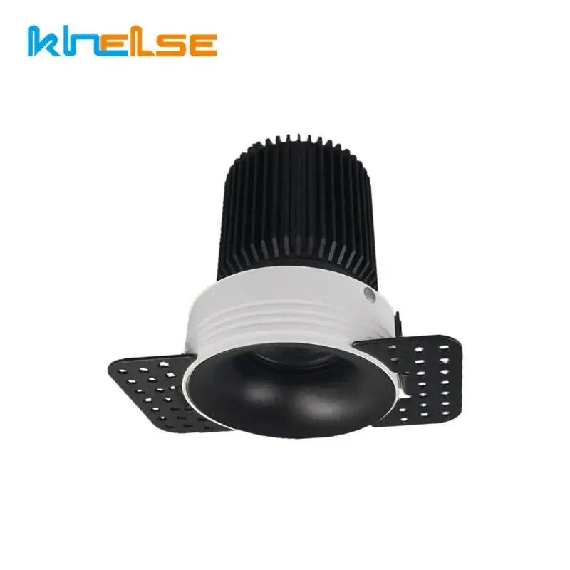 Modern white and gold round recessed ceiling mount – kitchen light set