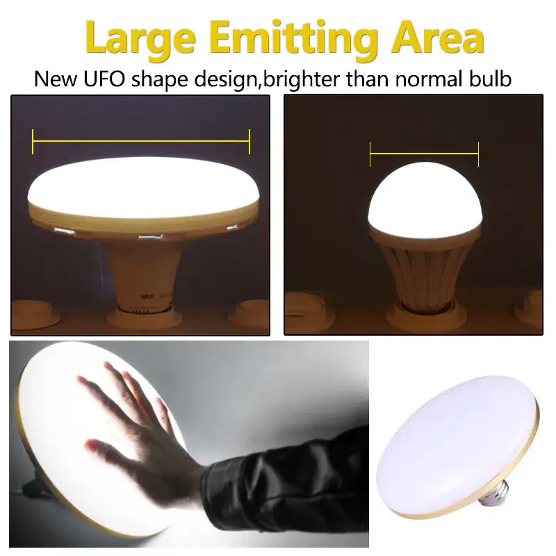 Modern white led round ufo ceiling lamp for kitchen brightness