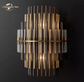 Modern chrome radial decorbites led sconce lamp for bedroom