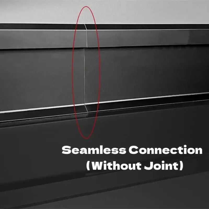 Modern aluminum led skirting line – living room wall decor