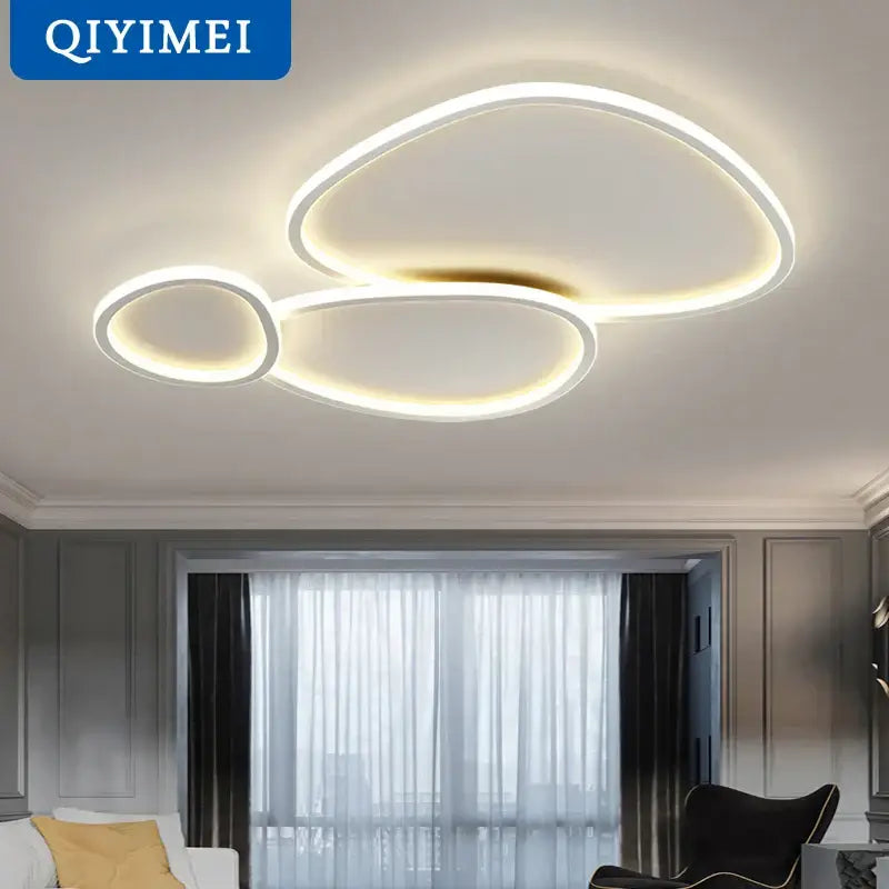 Modern cloud white decorbites led smart chandelier bedroom light
