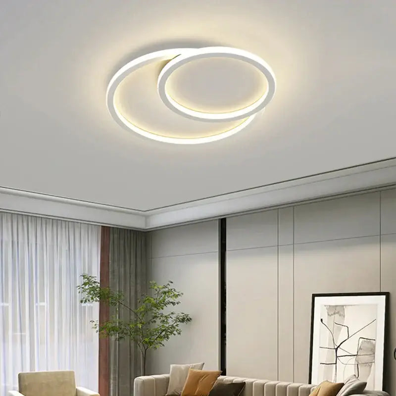 Modern cloud white decorbites led smart chandelier bedroom light