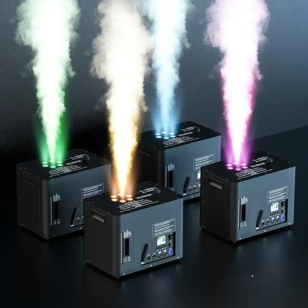 Modern black led smoke spray flower machine stage event equipment