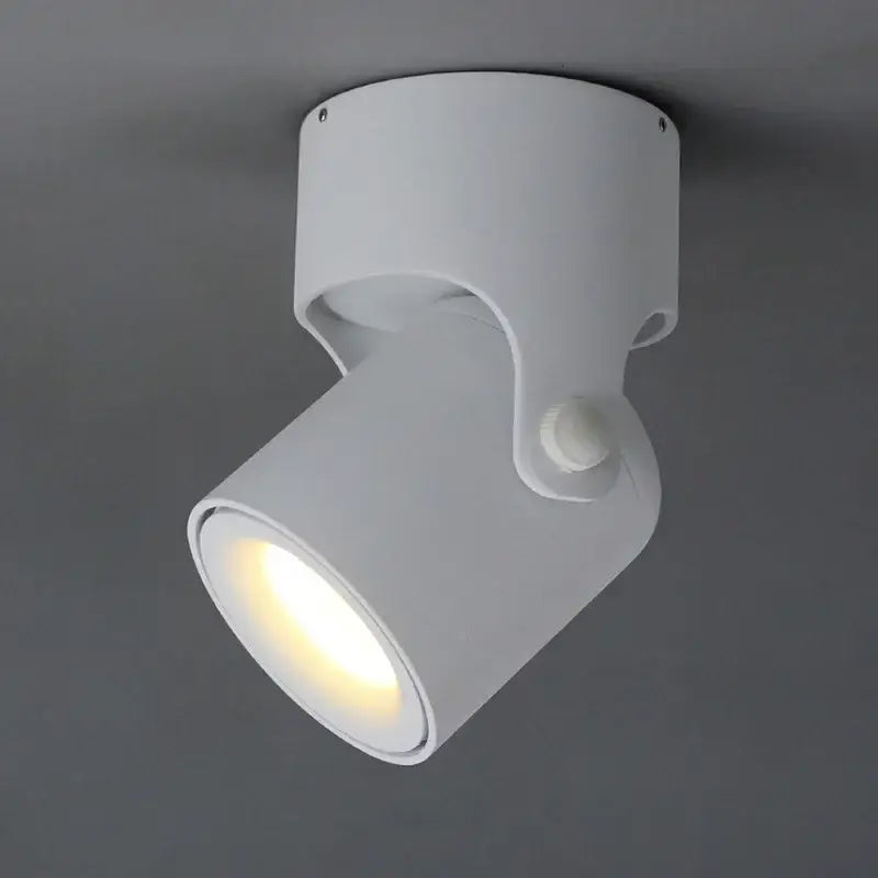 Matte white adjustable led spot light cob – living room ceiling light