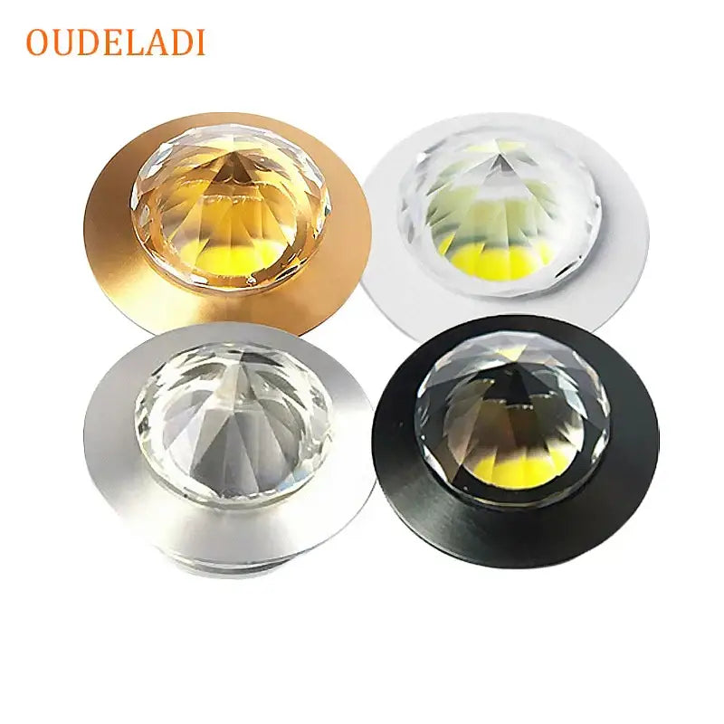 Decorbites led spot light mini crystal cabinet downlight for kitchen
