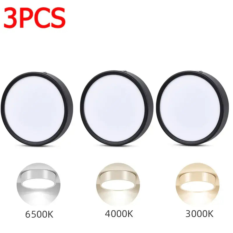 Modern black & white led spot lighting living room downlight