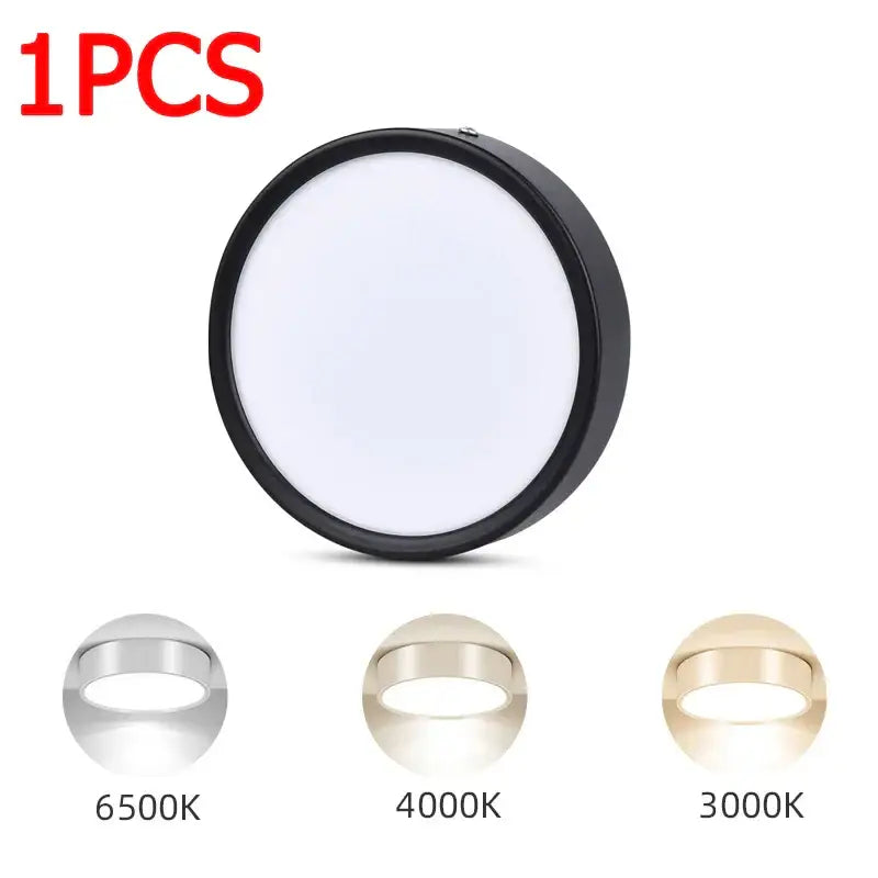 Modern black & white led spot lighting living room downlight