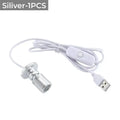 Modern black usb led spotlight showcase and cabinet light