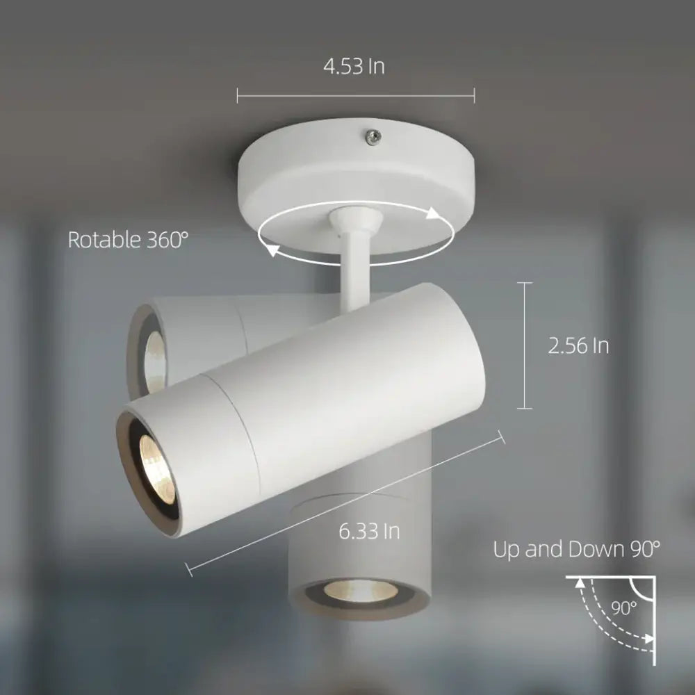 Modern white decorbites led spotlight bedroom reading light