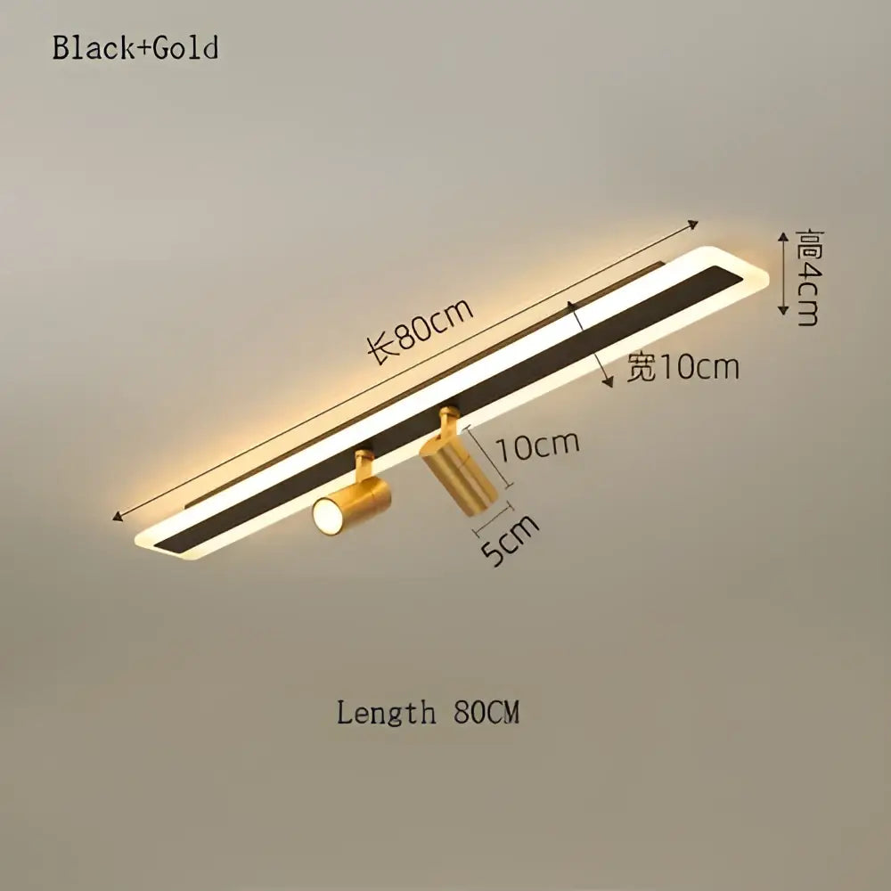 Modern minimalist led spotlight ceiling lamp for living room