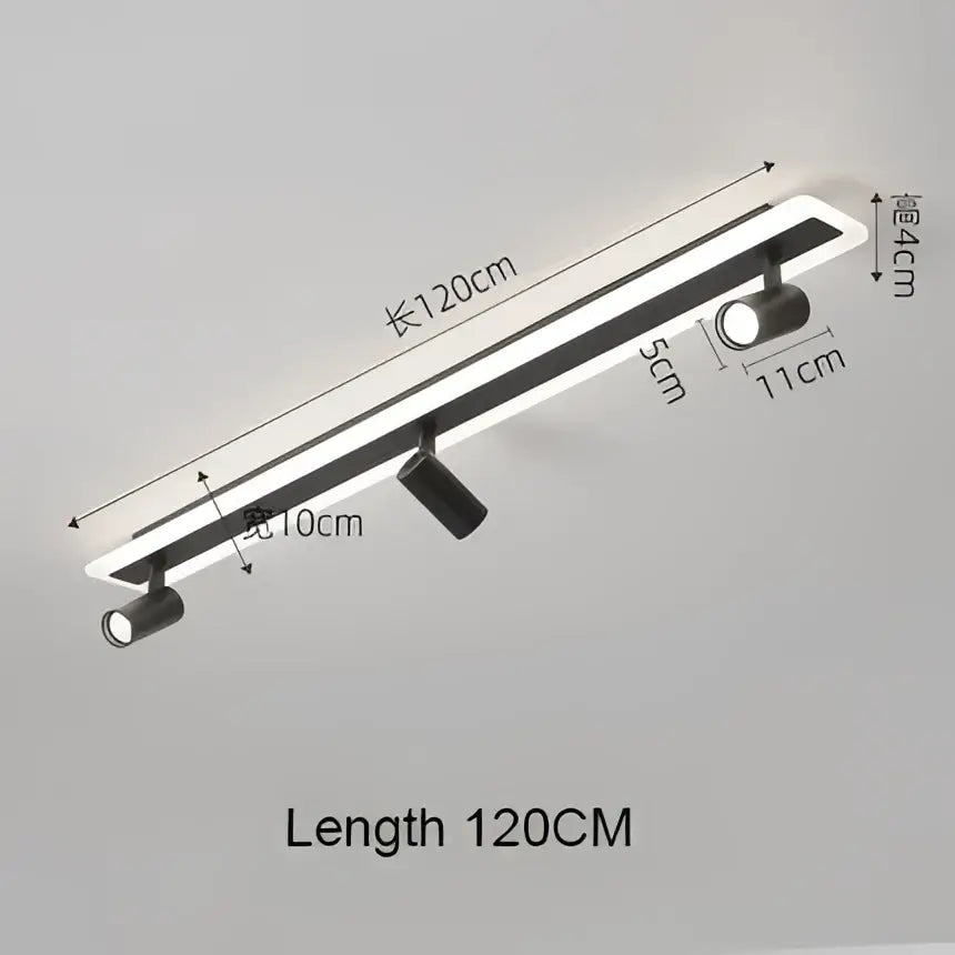 Modern minimalist led spotlight ceiling lamp for living room