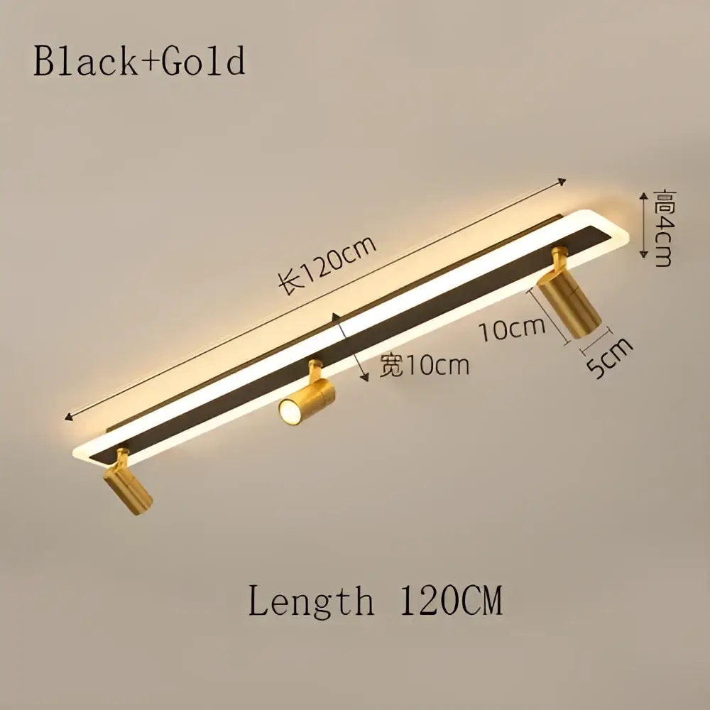 Modern minimalist led spotlight ceiling lamp for living room