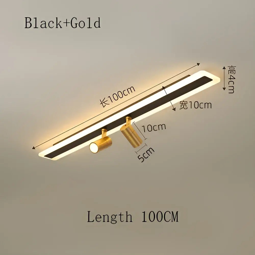 Modern minimalist led spotlight ceiling lamp for living room