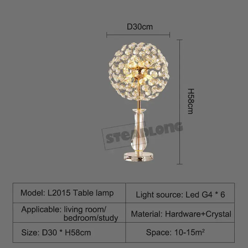 Decorbites led sunflower crystal gold floor lamp for living room