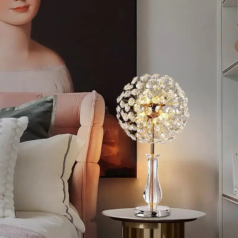 Decorbites led sunflower crystal gold floor lamp for living room
