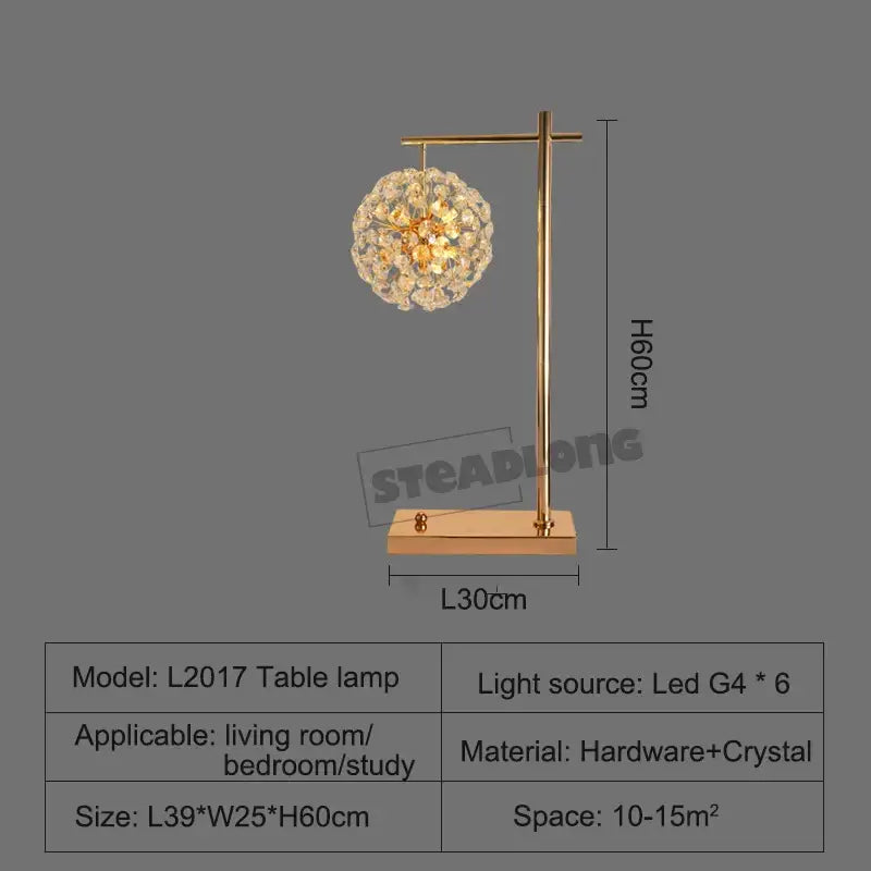 Decorbites led sunflower crystal gold floor lamp for living room