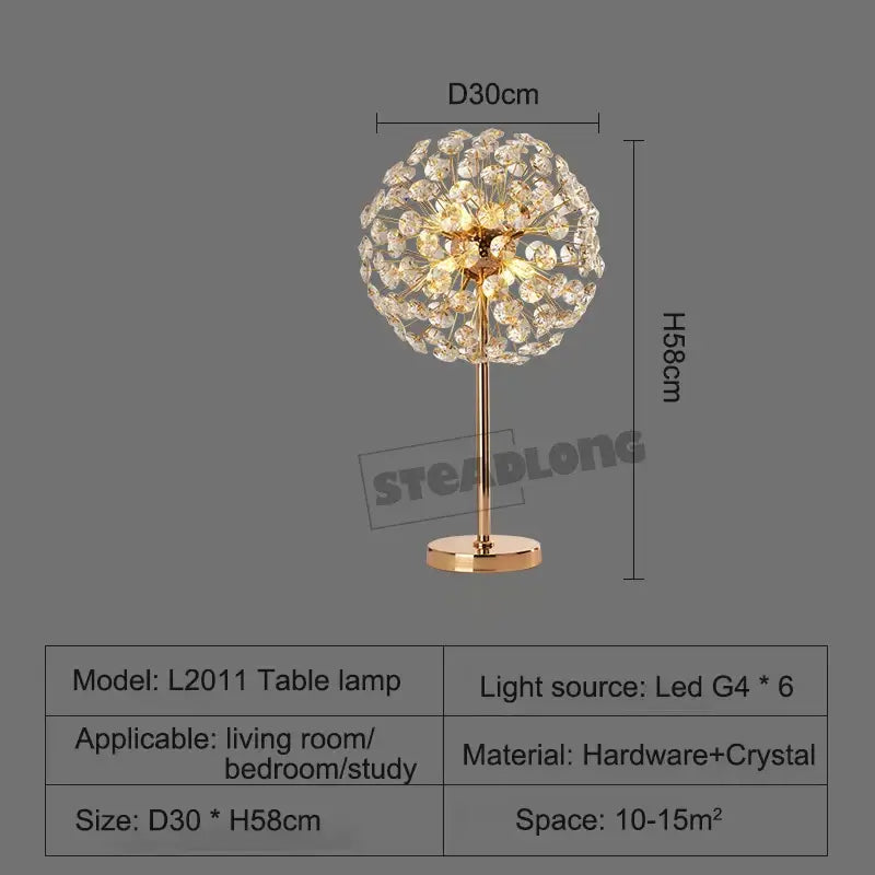 Decorbites led sunflower crystal gold floor lamp for living room