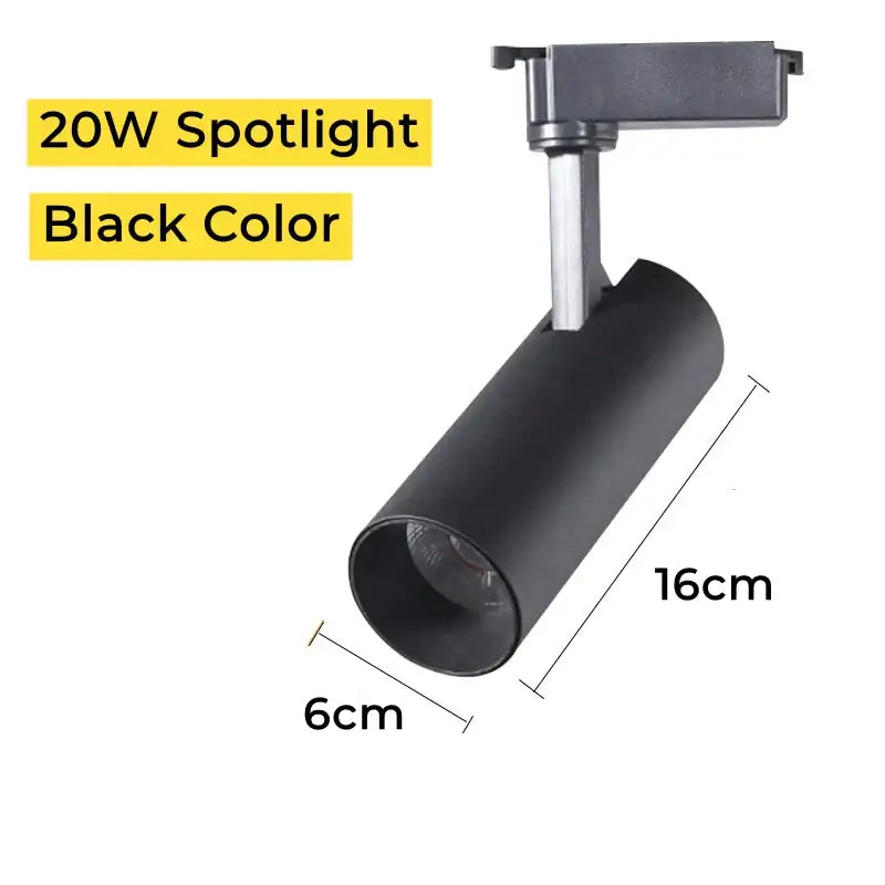 Modern black decorbites led track lamps living room spotlight system