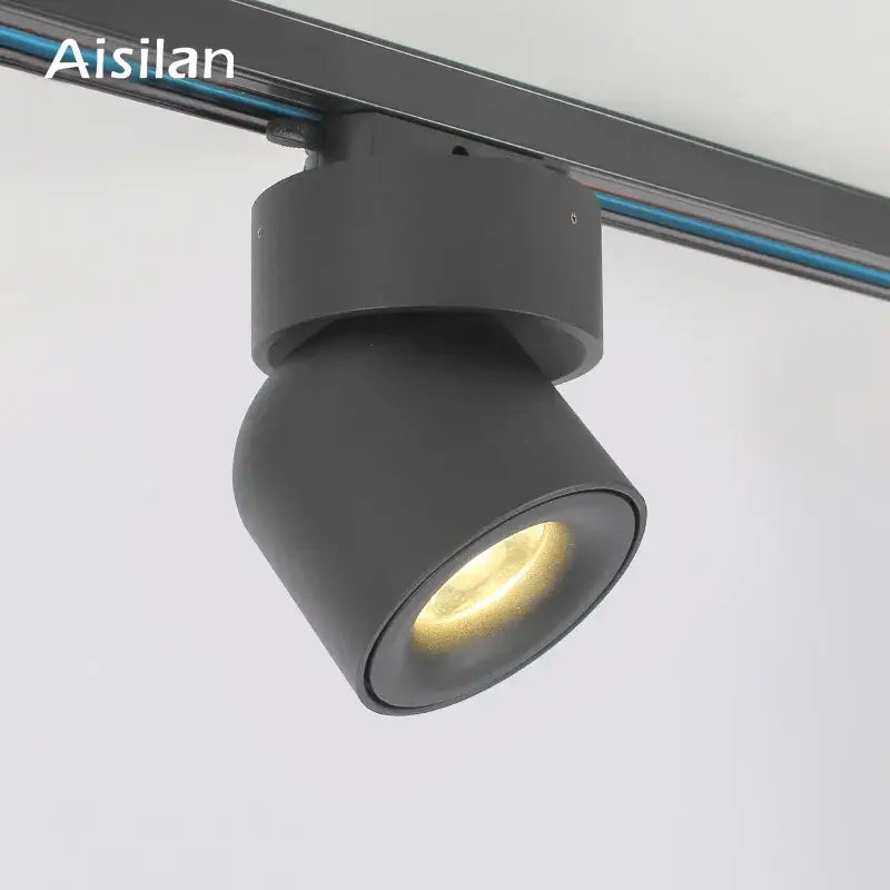 Modern nordic black led track light living room spotlight