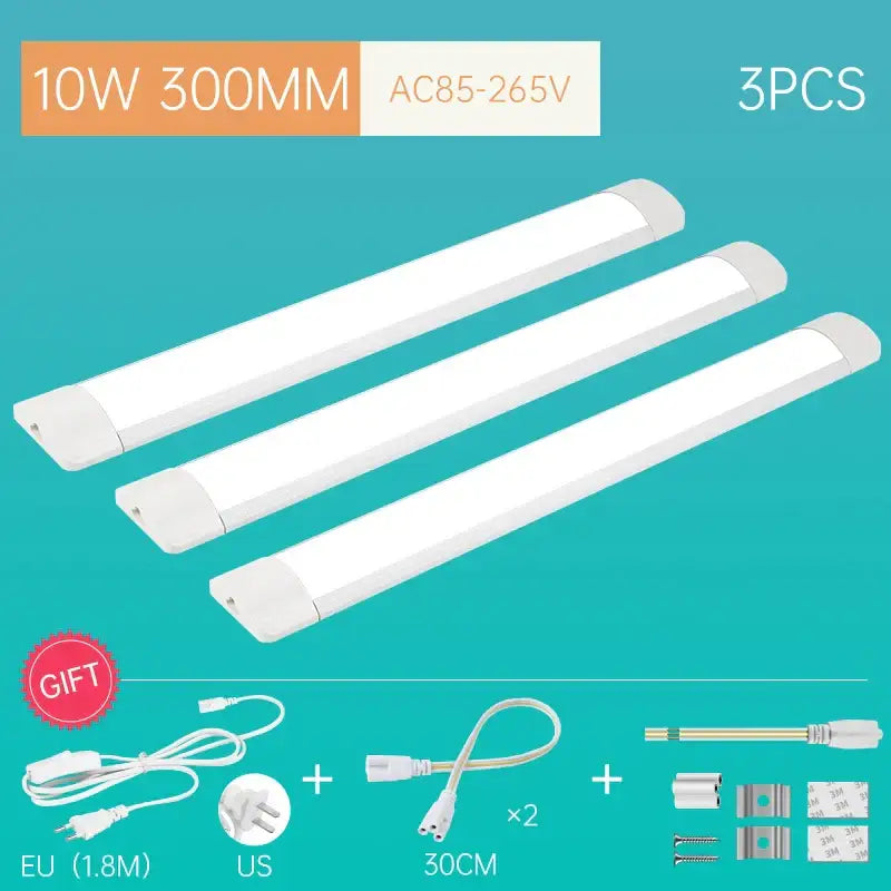 Modern white led tube fixture living room strip light