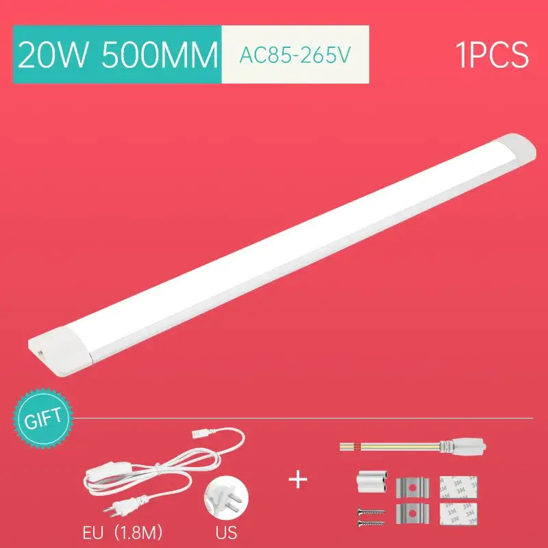 Modern white led tube fixture living room strip light