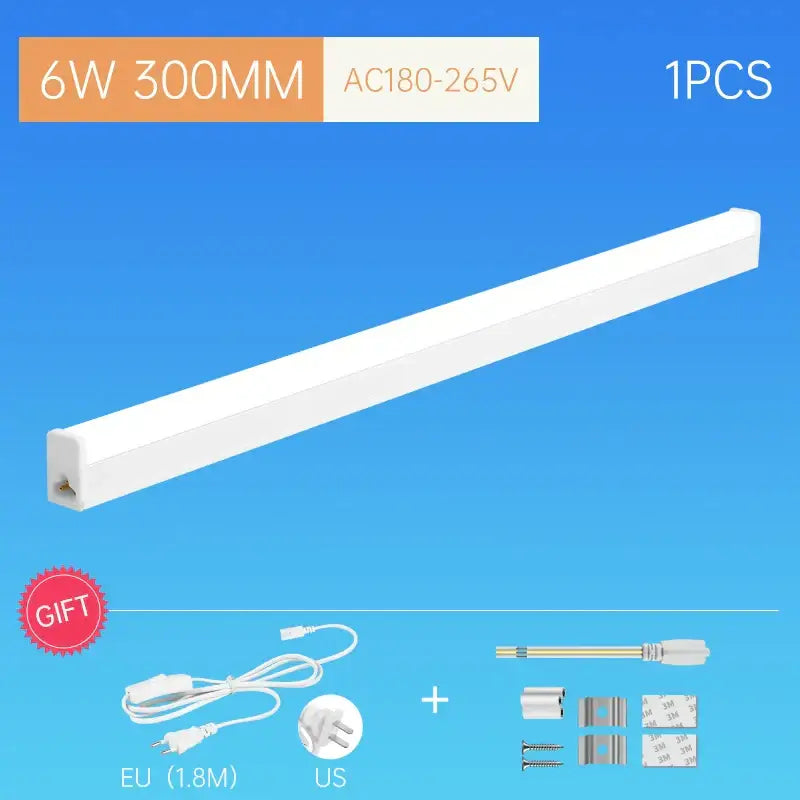 Modern white led tube fixture living room strip light