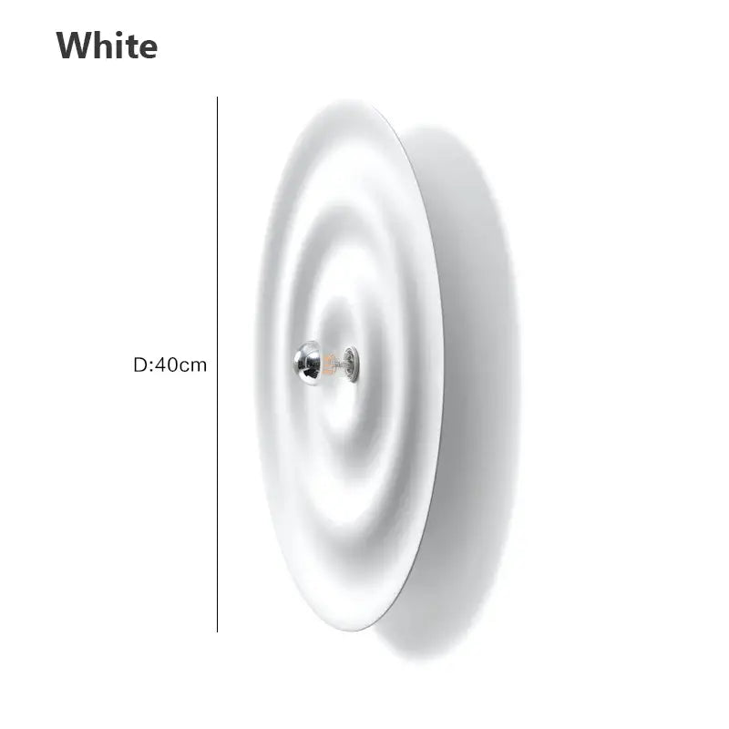 Decorbites led white sconce ripple design living room wall light