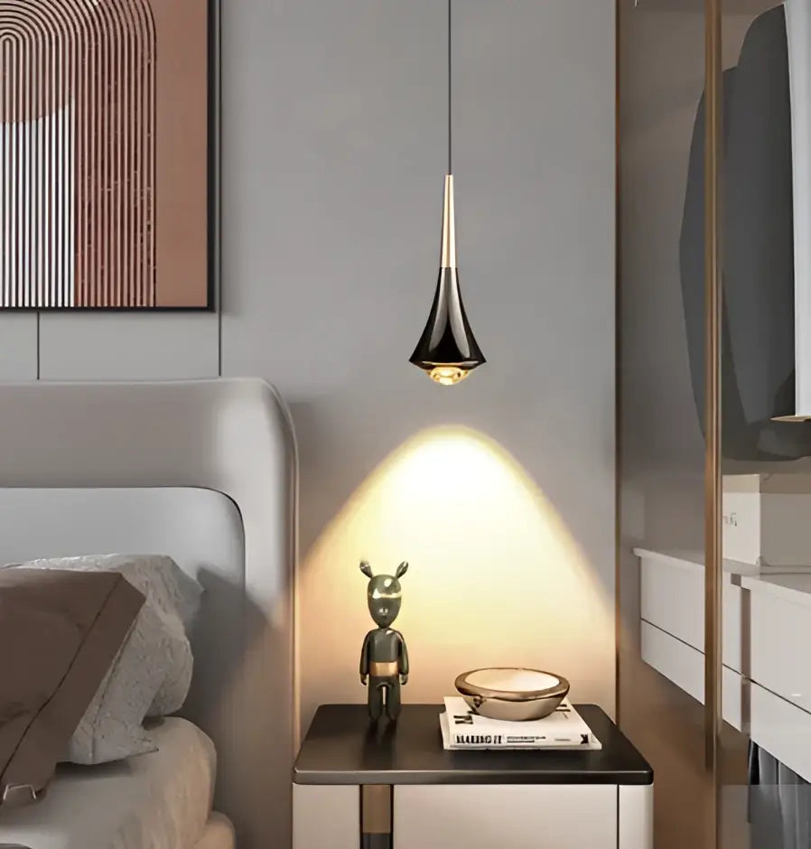 Decorbites light luxury meteor chrome & wood chandelier living room