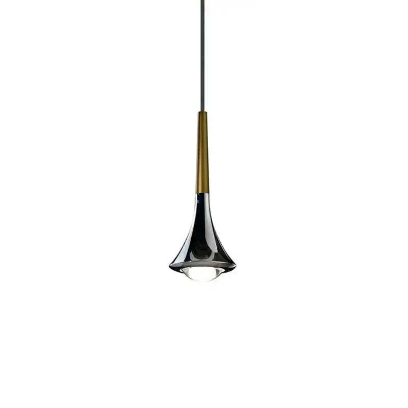Decorbites light luxury meteor chrome & wood chandelier living room