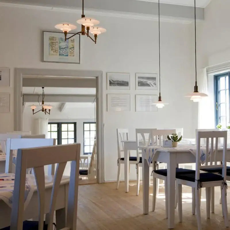 Sleek chrome lotus glass chandelier three light dining room pendant light