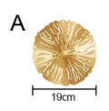 Decorbites lotus leaf golden copper wall lamp bedroom art light