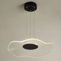 Modern white mesh lotus leaf pendant light for living room
