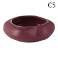 Lotus seedpod stone sand incense burner set living room decor