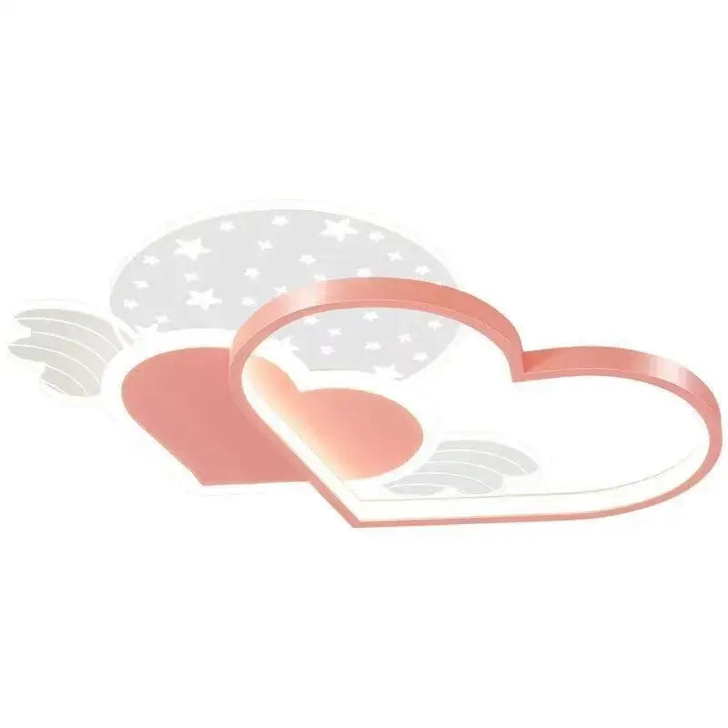 Whimsical blue & white love ceiling lamp bedroom cloud light