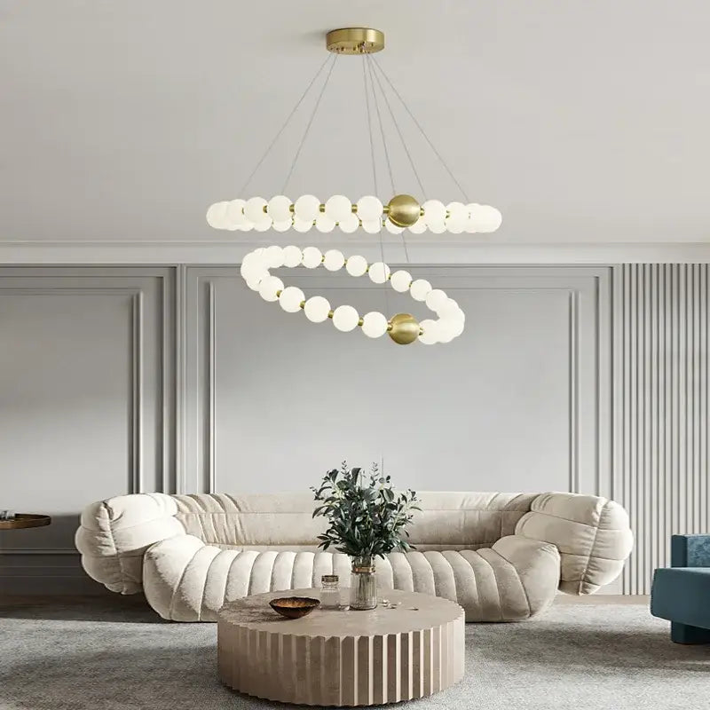 Modern decorbites love gold chrome chandelier dining room pendant light