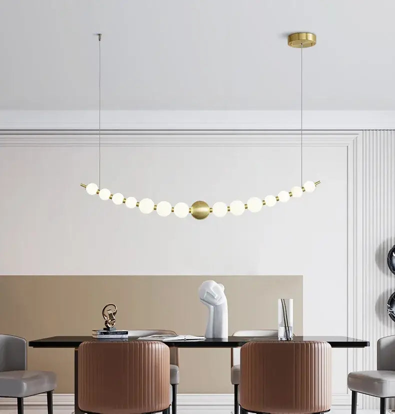 Modern decorbites love gold chrome chandelier dining room pendant light