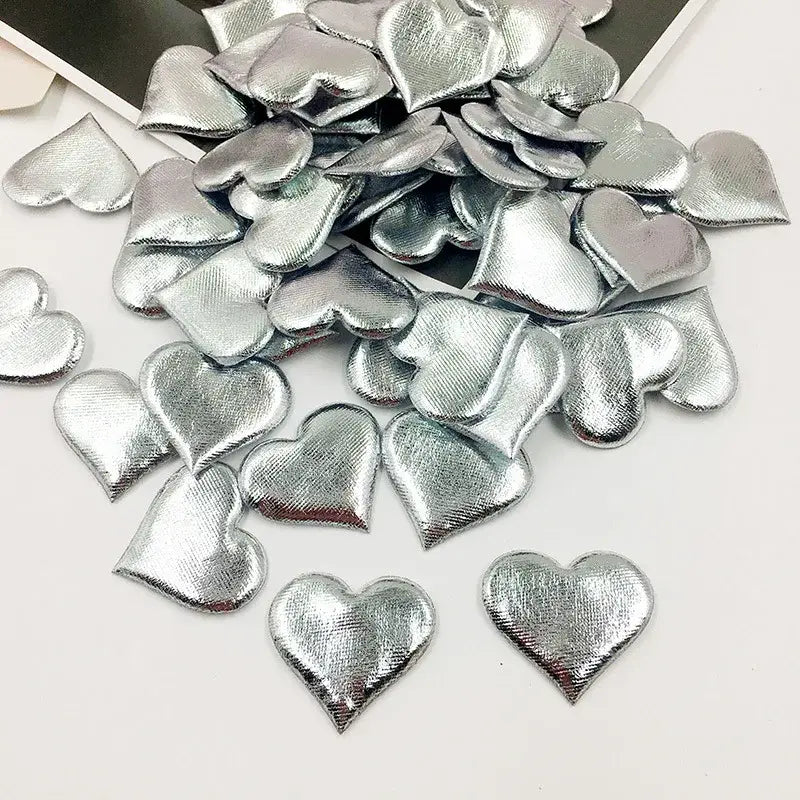 Decorbites love petal peach heart gold wedding decor bedroom bouquet
