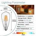 Vintage clear glass low voltage led bulb bedroom retro cabin light