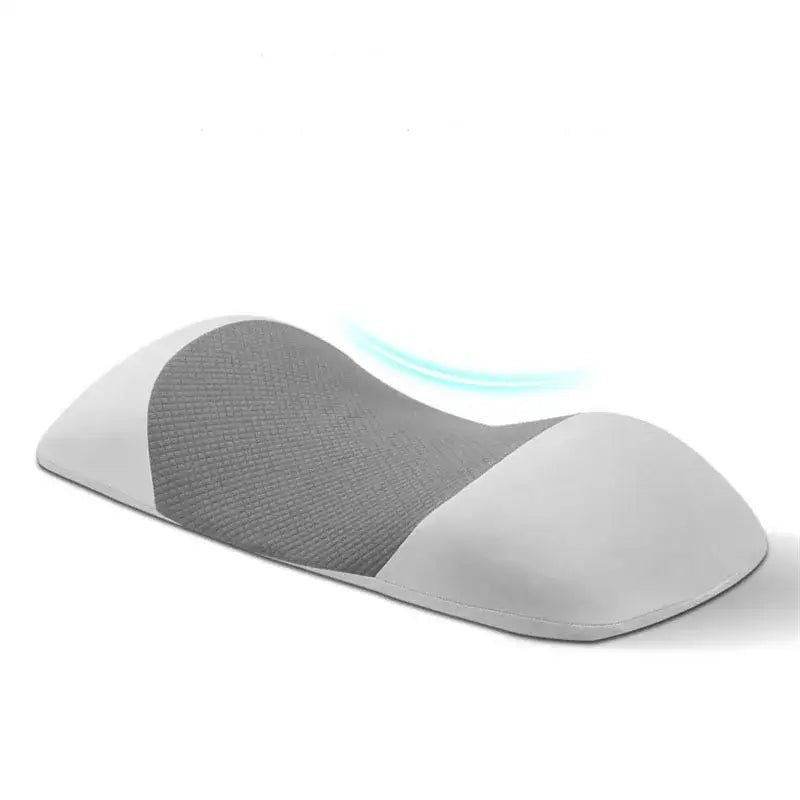 Contoured gray & black memory foam pillow bedroom back support