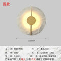Modern circular gold and copper wall lamp bedroom bedside light