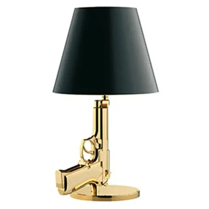 Luxe gold ak47 led floor lamp for modern living room decor
