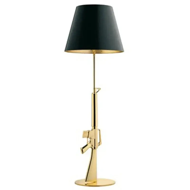 Luxe gold ak47 led floor lamp for modern living room decor