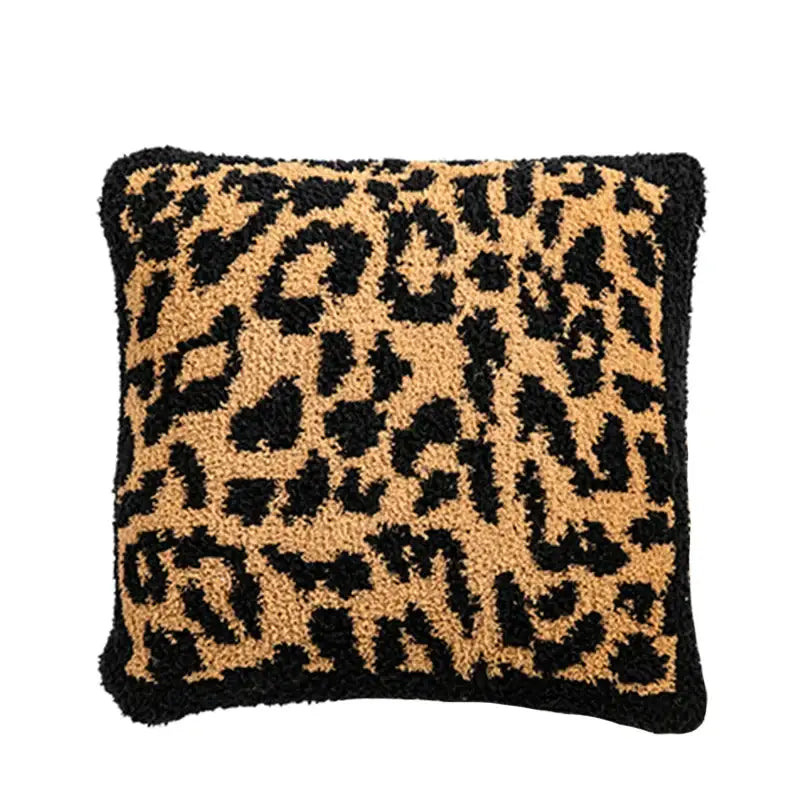 Luxe black & white greyhound decorative pillow cover living room accent