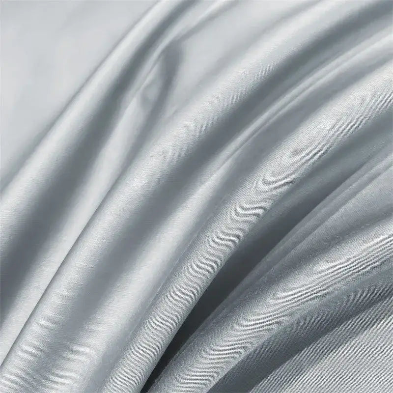 Slate blue egyptian cotton duvet cover set bedroom bedding